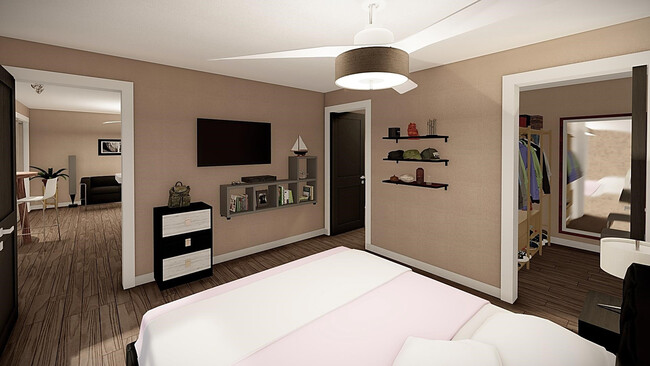 Bedroom - Mission Trail Apartments