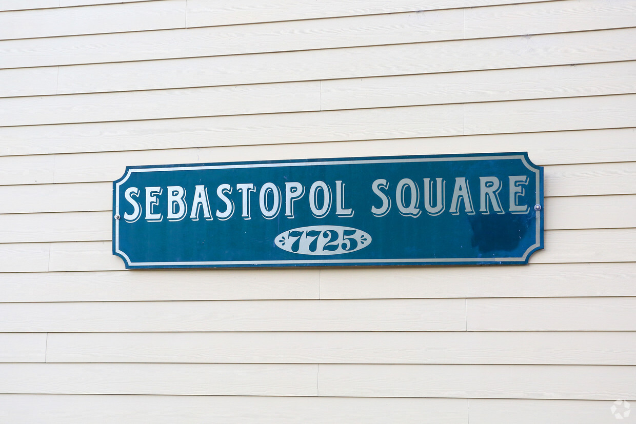 Signage - Sebastopol Square Apartments