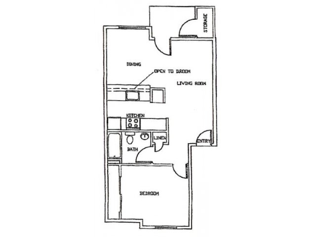 1HAB/1BA - Summit Park Apartments