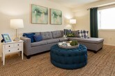 2 Bedroom 1 Bath - Downing Floor Plan