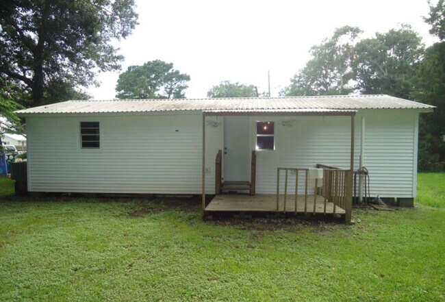 Back of house with deck - 626 Hamm St