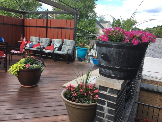 Communal rooftop deck - 2216 W Belmont Ave
