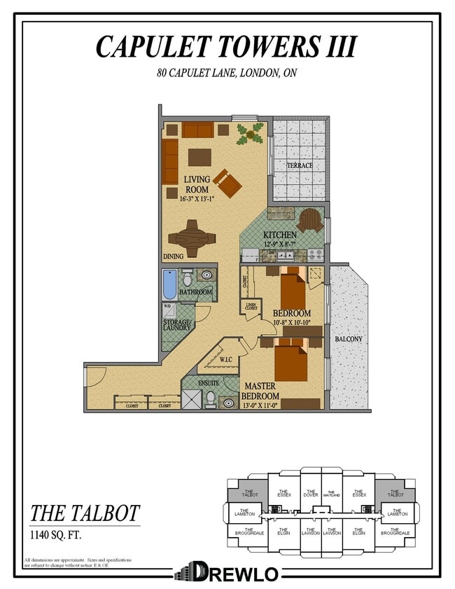 Floorplan - Capulet Towers III