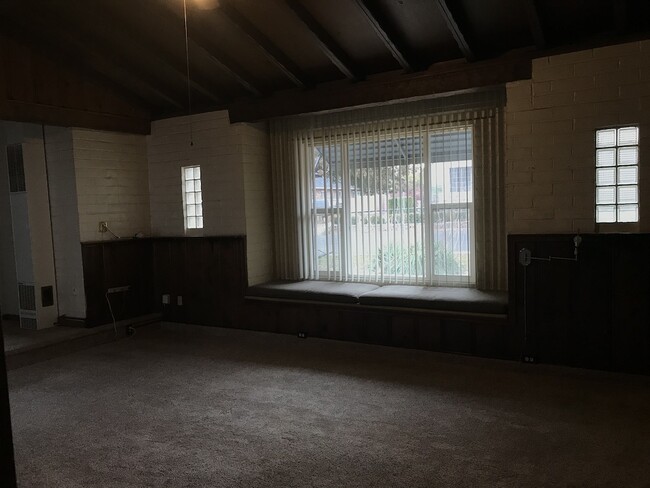 Living room bay window from BR 2 doorway - 1390 Ridgeway Ct