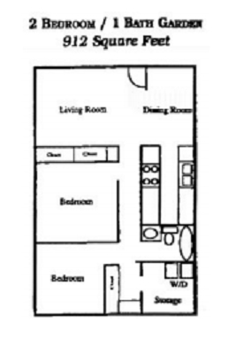 2BR/1BA - RidgeTop