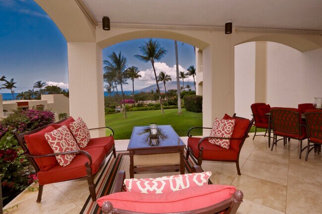Foto del edificio - Furnished, 2 Bed/3 Bath Wailea Palms Residence Gated with Ocean Views