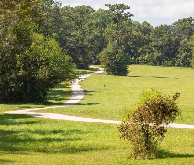 The scenic Miccosukee Greenway Trail has four trailheads and is over 12 miles long