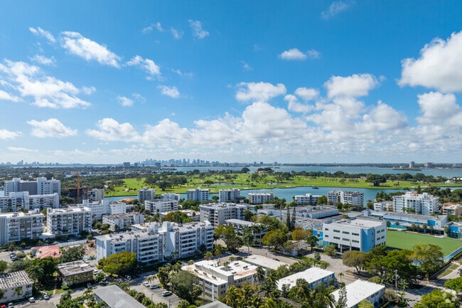 South West Aerial View - The Oaks Apartments