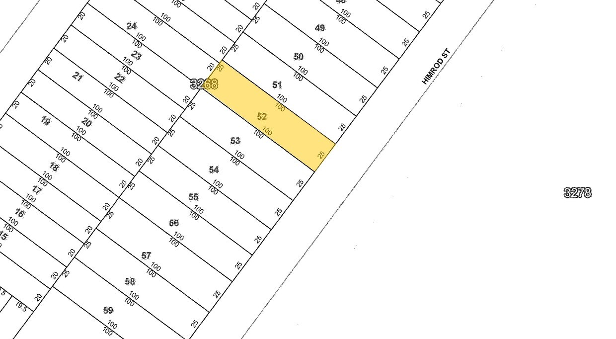 Plat Map - 211 Himrod St