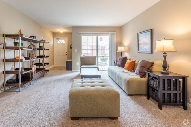 Model living room - Stratford Place at Brownstown