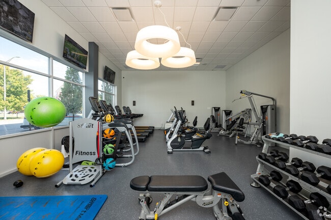 Fitness Center - The Landing Apartments