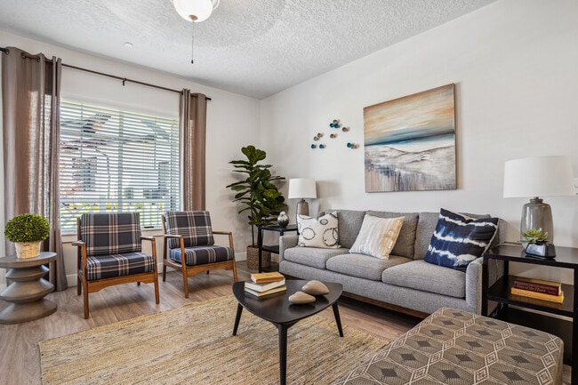 2 bedroom 2 bath living room area - Meadows at American Fork