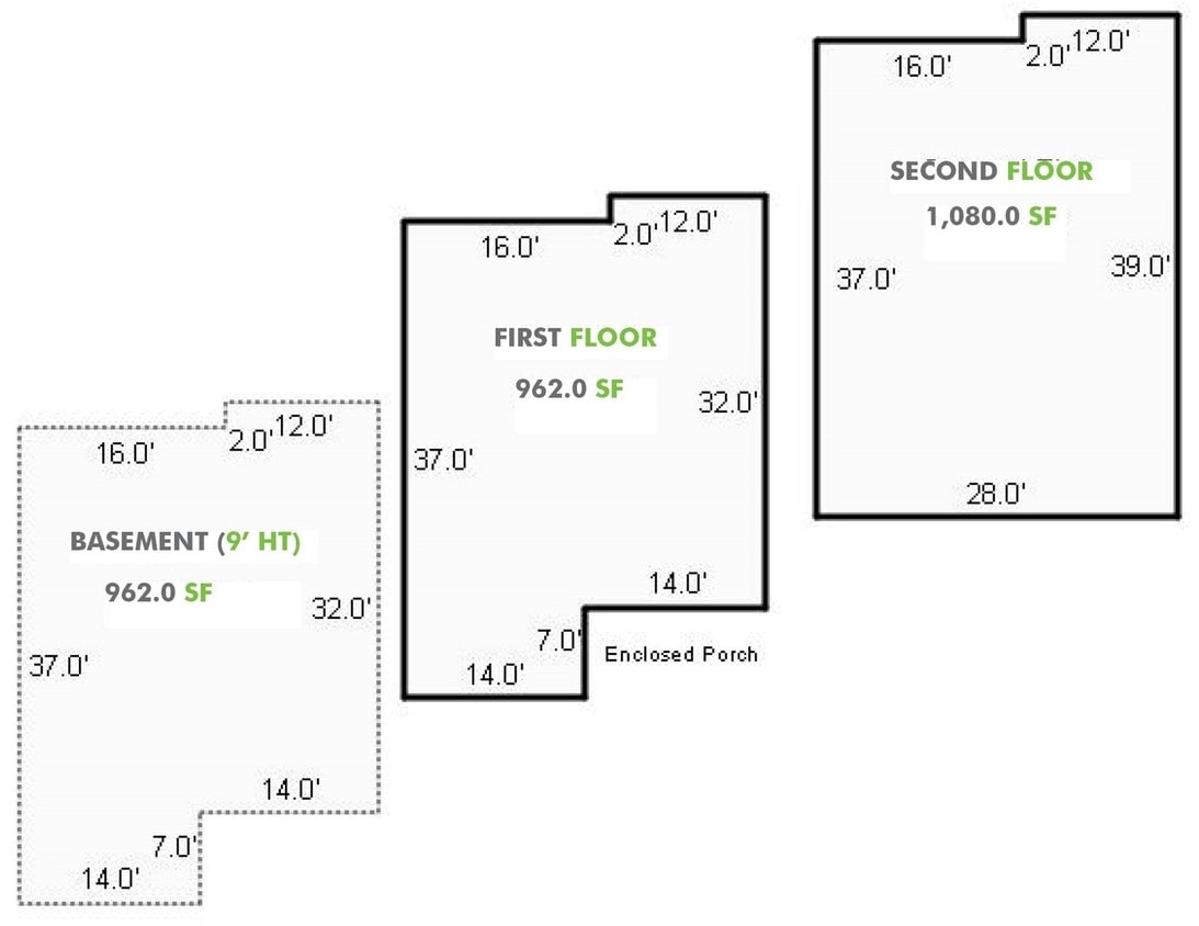 Building Floor Plans - 1401 S 10th St