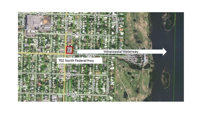 Aerial Photo - 702 N Federal Hwy