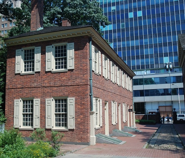 Carpenter's Hall, built in 1770, served as a meeting place for the First Continental Congress