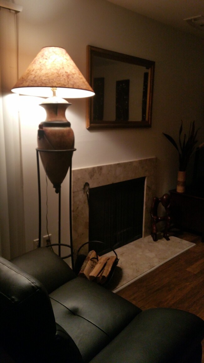 Living room w/natural fireplace - 24291 Evergreen Rd