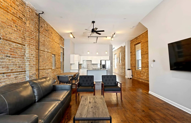 Living room and Kitchen - 2219 W 18th Pl