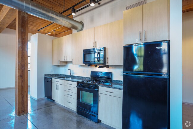 1 habitación, 1 baño, 763 pies cuadrados, cocina - Atlas Lofts
