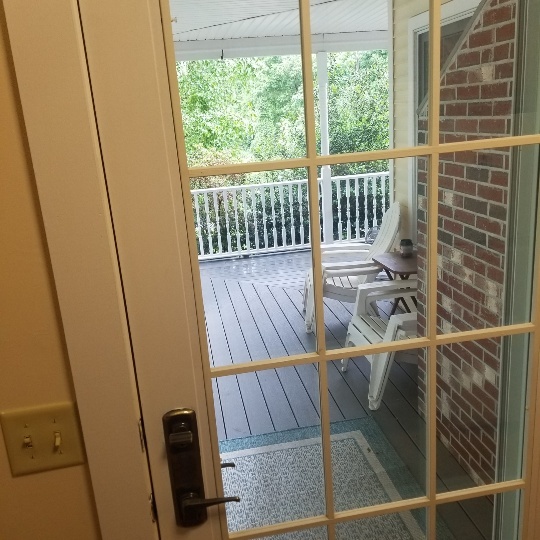 private entrance to covered porch - 17 Viola Dr