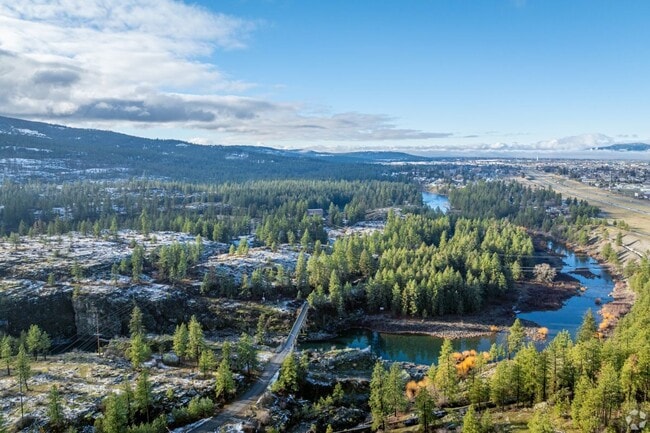 Scenic view of the rugged landscape in Post Falls.