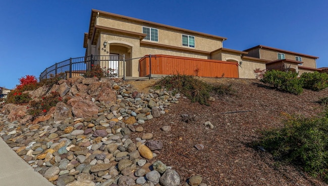 From the bottom of the knoll - 689 Mission de Oro Dr