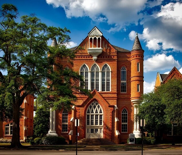 Clark Hall, built in 1909, is home to the College of Arts and Science