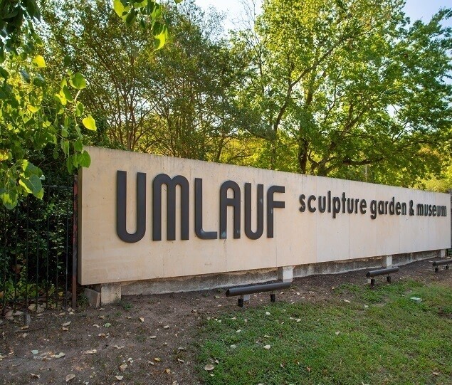 The Umlauf Sculpture Garden and Museum houses the largest collection by sculptor Charles Umlauf