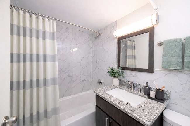 Granite Counters and Custom Shower - 500 Fifth