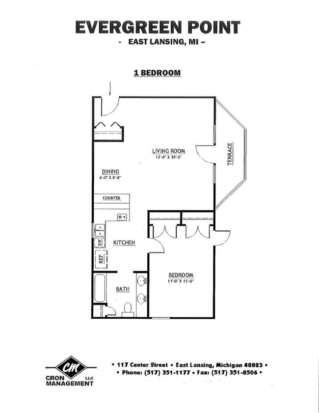 Plano de planta - Evergreen Point