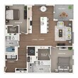 Two Bedroom, Two Bathroom (C4)