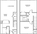 2 BR 1.5 Bath