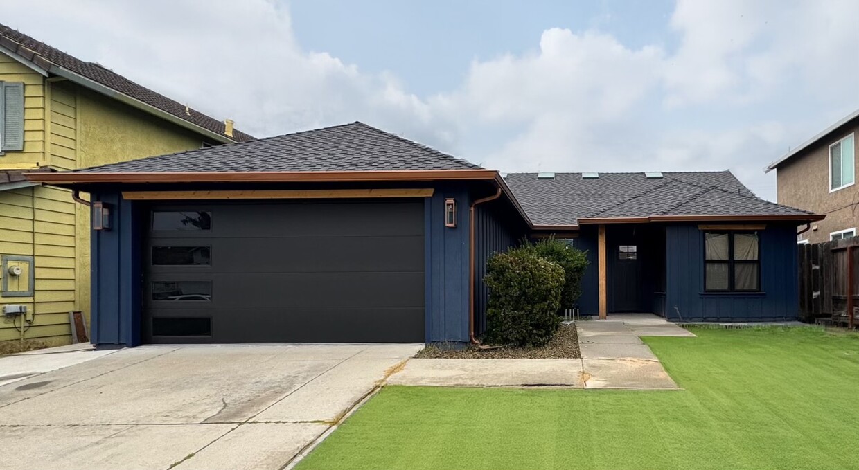 all new board and batton siding, new blk windows roof copper gutters - 269 Adobe Creek Ln