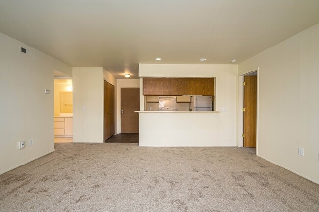 Open and airy living room at Franklin River Apartments in Southfield, MI - Franklin River Apartments