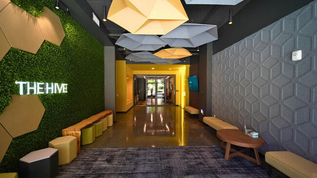 the Hive lobby - The Hive Apartments
