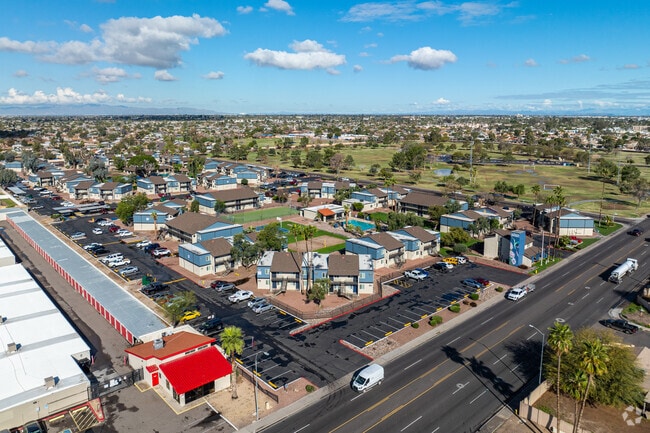 Aerial Photo - Los Vecinos Apartments