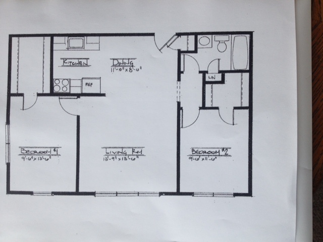 2 Bedroom - Centennial Plaza Apartments