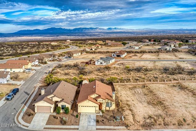 Drone shot while house under construction 2021 - 1689 S Mystery Canyon Dr