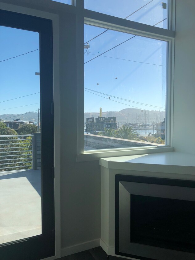 View of historic houseboat " Vallejo" from Living room. - 20 Varda Landing Rd