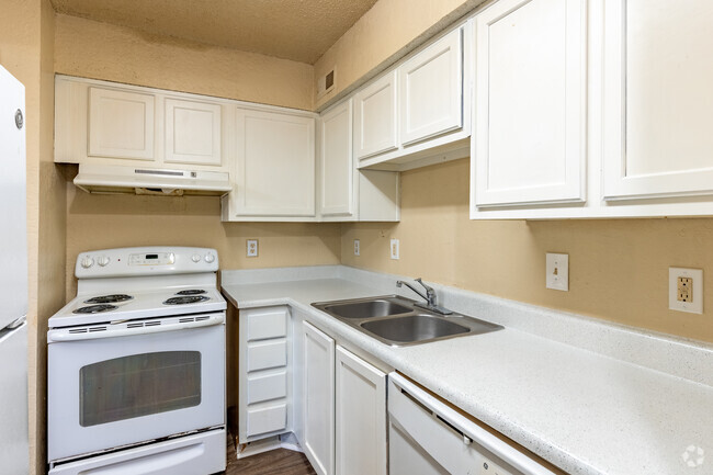 2BR, 1BA - Cocina de 1064SF - Woodside Village