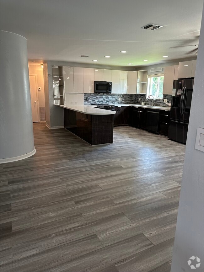Kitchen with New flooring - 8930 SW 149th Ter