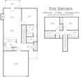 The Dryden -  Three Bedroom, Three Bath (TH1)