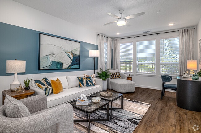 Vista Cay 3BR, 2BA - 1,387SF - Living Room - Lake Nona Kelson