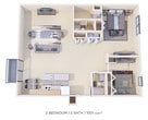 2 Bedroom 2 Bath