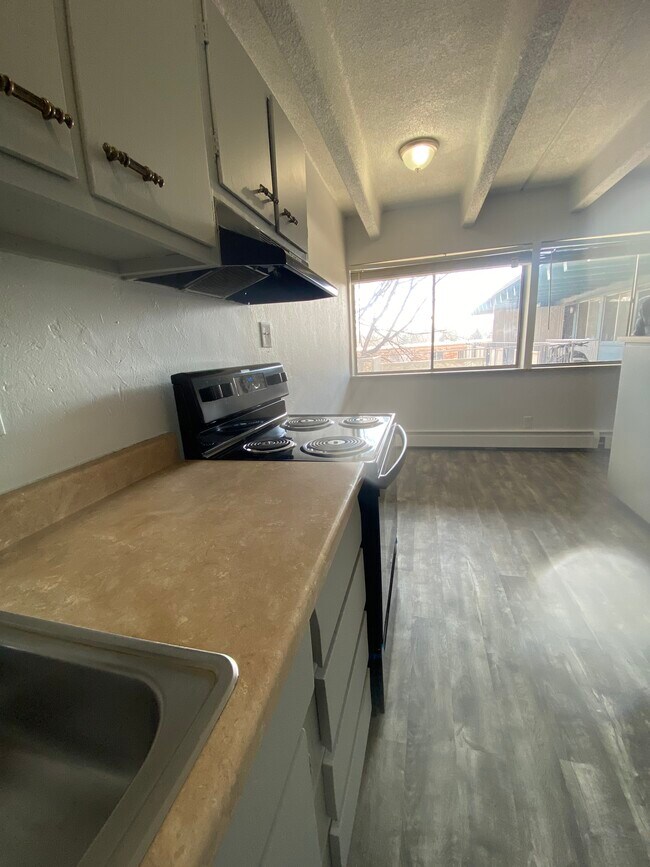 Dining nook next to south-facing window - 2401 S Gaylord St