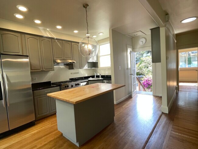 Chef's kitchen with Blue Star gas range - 1526 46th Ave