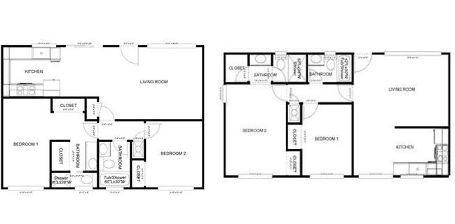 2HAB/2BA - Village Patio Homes & Apartments