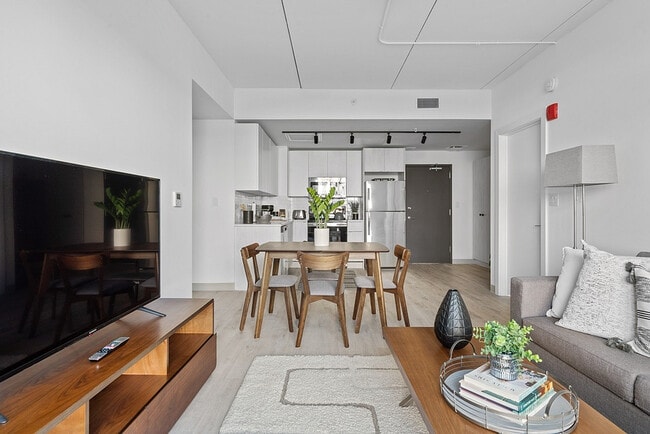 Mily on Green model unit living room - Mily on Green Apartments