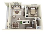 One Bedroom Apartment