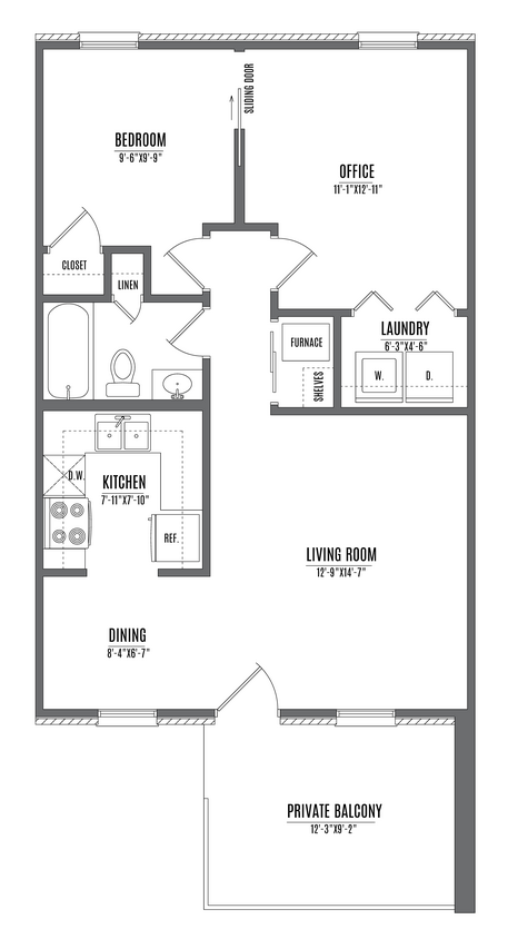 Floor plan - 521 E Main St