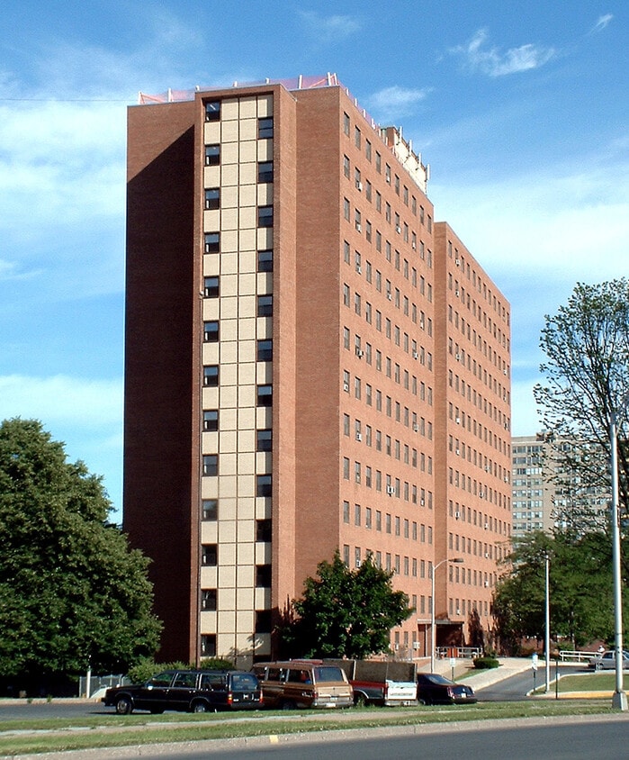 View from the northwest - Lick Towers